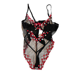 Yandy Heart Love On You Teddy Lingerie Women's Large